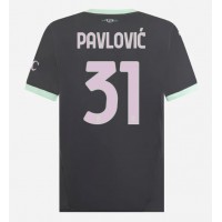 AC Milan Strahinja Pavlovic #31 Replika Tredje Tröja 2024-25 Kortärmad